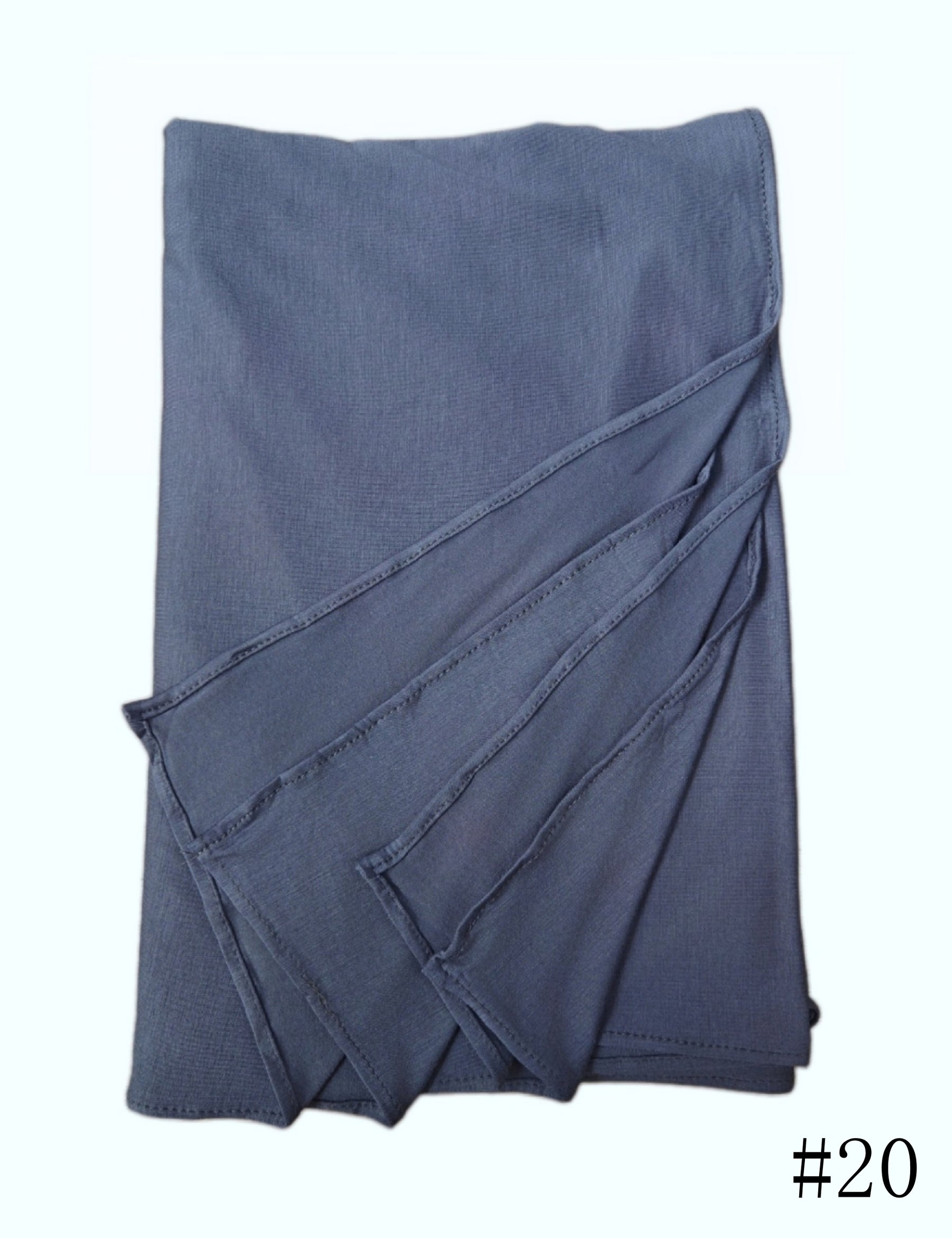 JB50  Bamboo Fiber Jersey, Fine, Soft, Non-Pilling Hijab