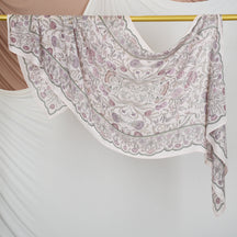 DL003  Double-Sided Modal Printed Single-Stitch Right-Angle Rolled-Edge Hijab