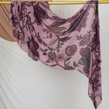 DL003  Double-Sided Modal Printed Single-Stitch Right-Angle Rolled-Edge Hijab