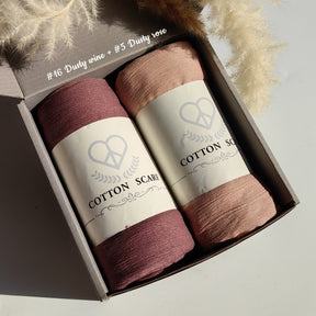 WJA168 Natural Wrinkle Rayon Scarf Solid Color Neck Scarf Cotton Linen Shawl - MinYang Fashion Apparel Accessory Manufacturer