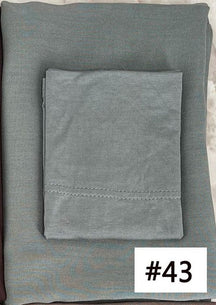 HY006 Gorro de algodón de bambú fino, transpirable, de color sólido