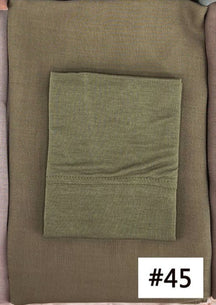 HY006 Gorro de algodón de bambú fino, transpirable, de color sólido
