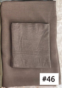 HY006 Gorro de algodón de bambú fino, transpirable, de color sólido