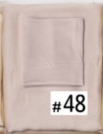 HY006 Gorro de algodón de bambú fino, transpirable, de color sólido