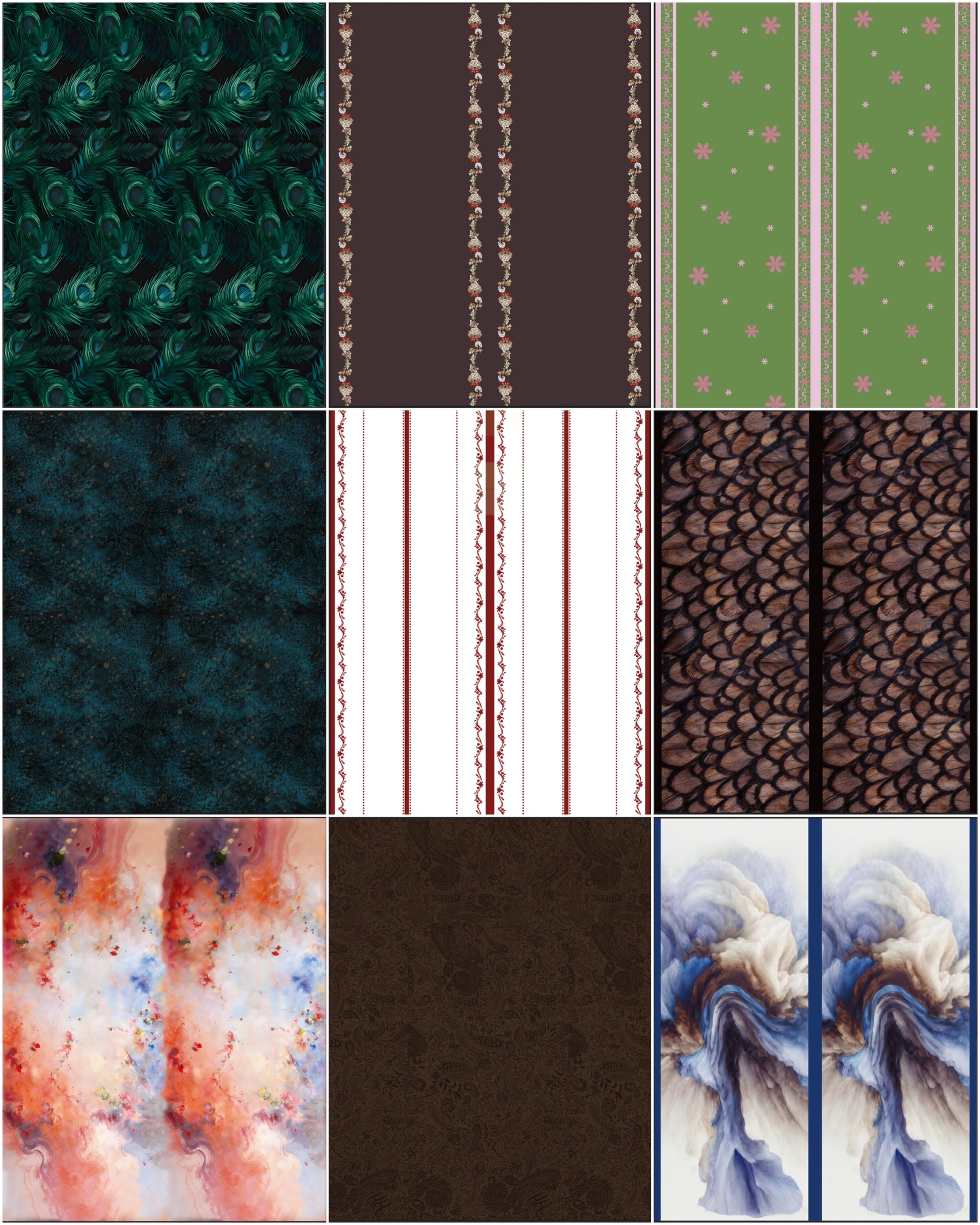 MYI001 Printed Modal Design Catalog - Elegant Styles and Versatile Options - Custom hijab