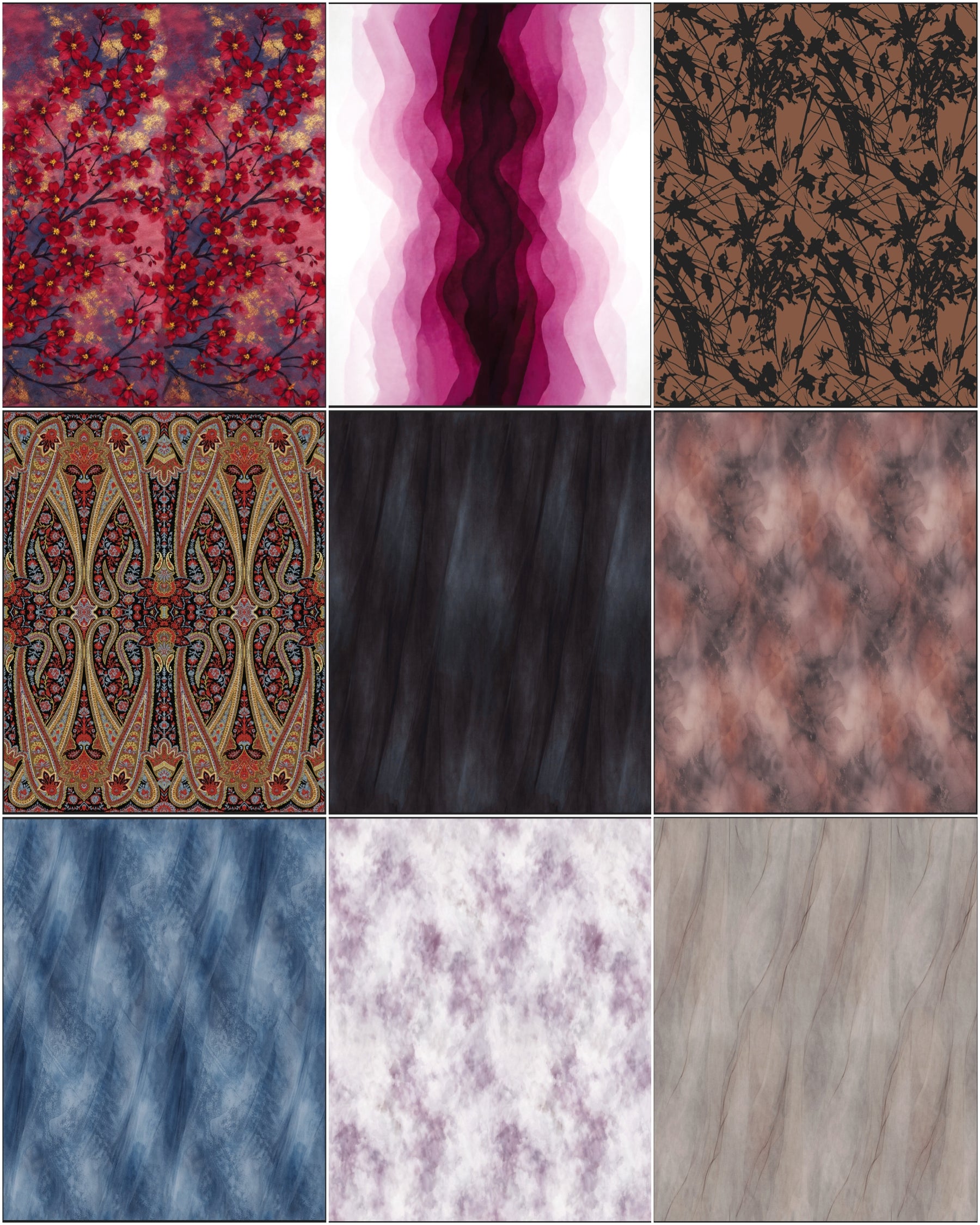 MYI001 Printed Modal Design Catalog - Elegant Styles and Versatile Options - Custom hijab