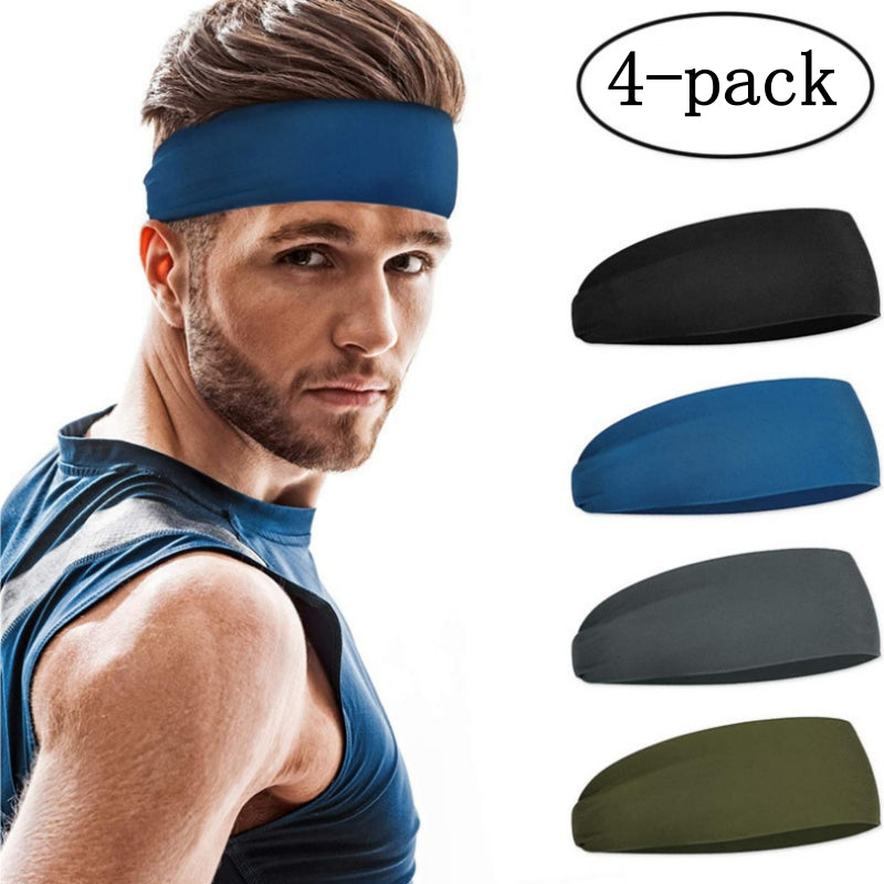 1952  Men's Sports Elastic Moisture-Wicking Headband