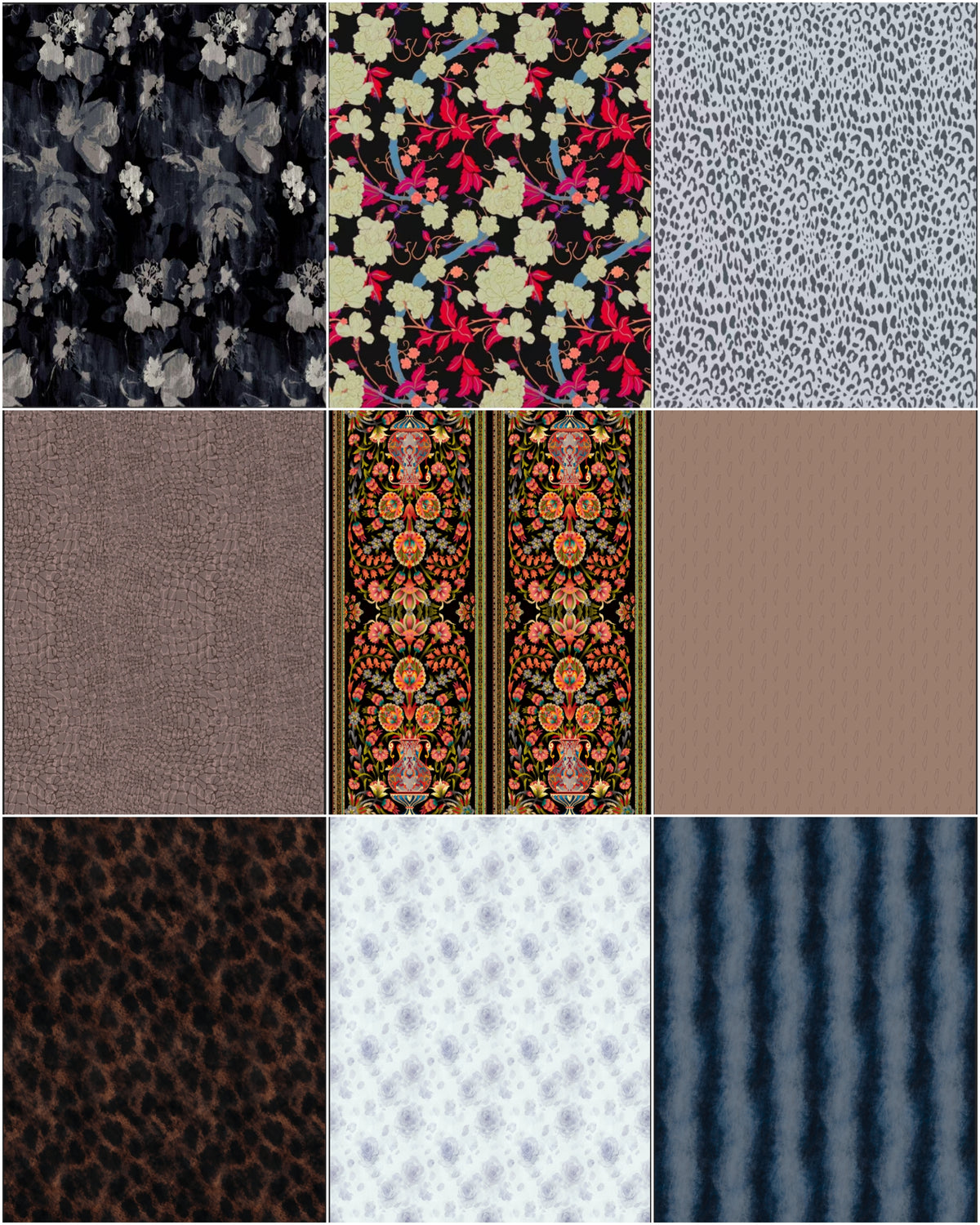 MYI001 Printed Modal Design Catalog - Elegant Styles and Versatile Options