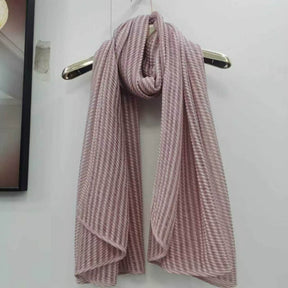 YC010  Plain Vertical Stripe Crinkle Polyester Hijab-MOQ:10pcs