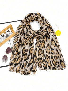 MYM04 Modal Leopard Style Scarf/hijab