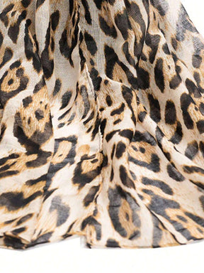 MYM04 Modal Leopard Style Scarf/hijab