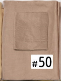 HY006 Gorro de algodón de bambú fino, transpirable, de color sólido
