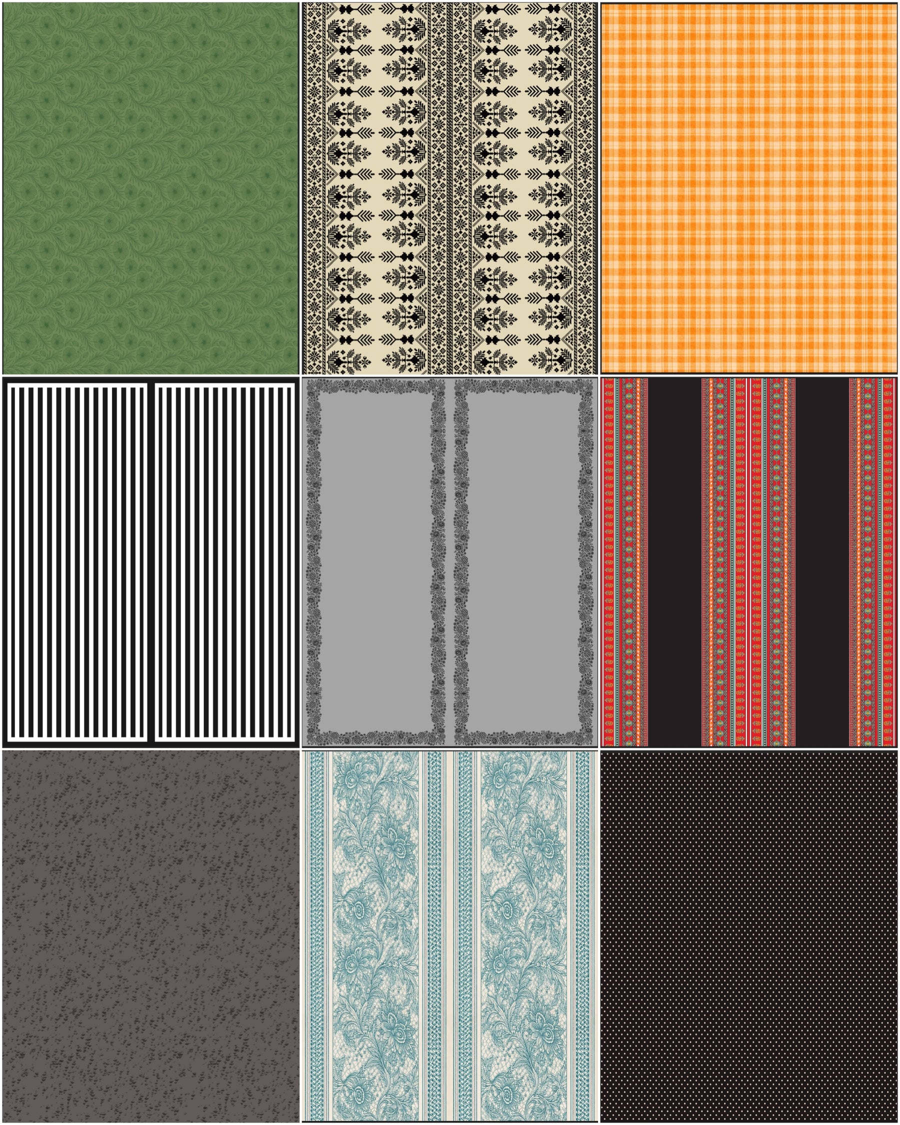 MYI001 Printed Modal Design Catalog - Elegant Styles and Versatile Options - Custom hijab