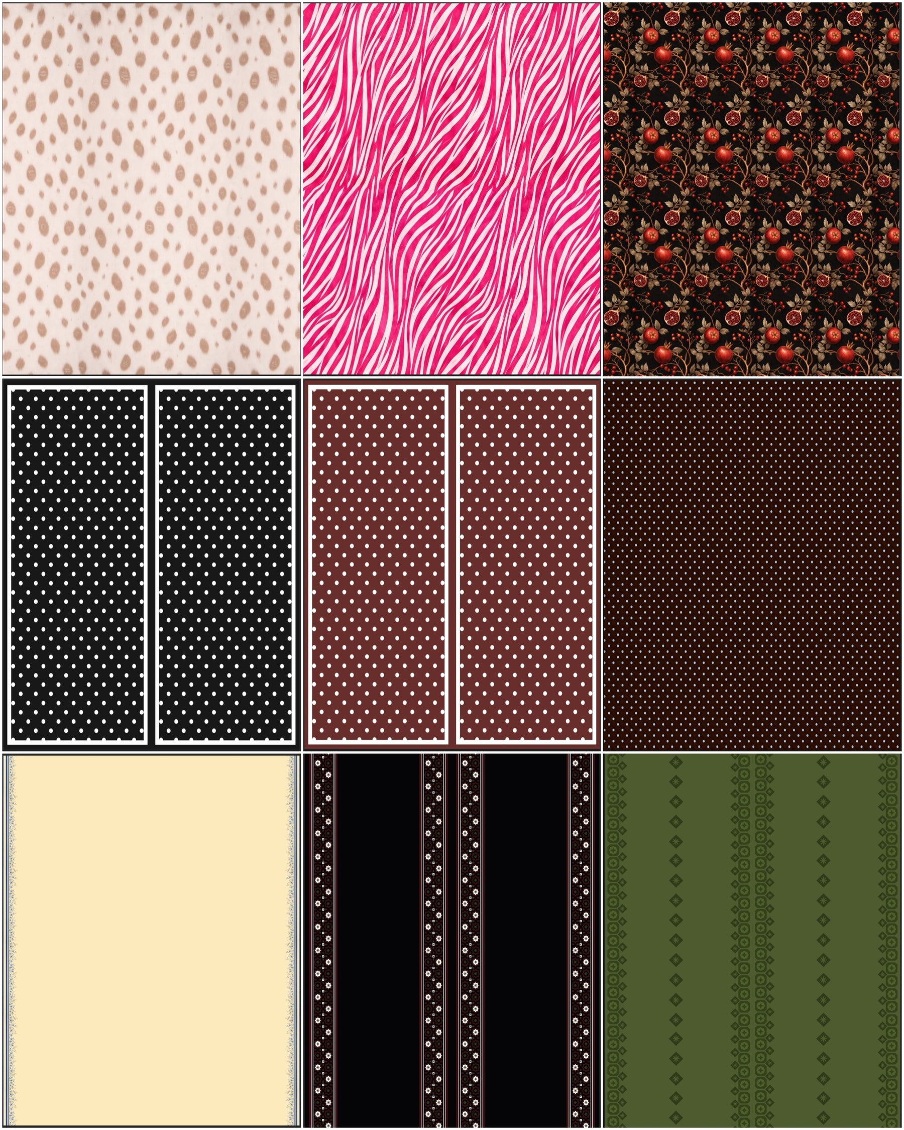 MYI001 Printed Modal Design Catalog - Elegant Styles and Versatile Options - Custom hijab
