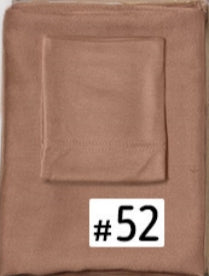 HY006 Gorro de algodón de bambú fino, transpirable, de color sólido