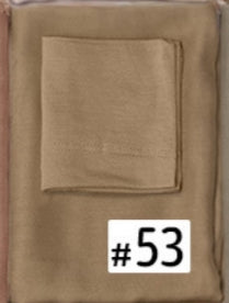HY006 Gorro de algodón de bambú fino, transpirable, de color sólido