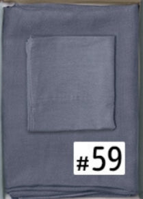 HY006 Gorro de algodón de bambú fino, transpirable, de color sólido