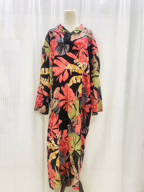 MDP01 fashion printed artificial cotton Large robe dress