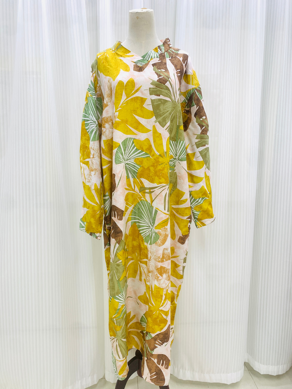 MDP01 fashion printed artificial cotton Large robe dress