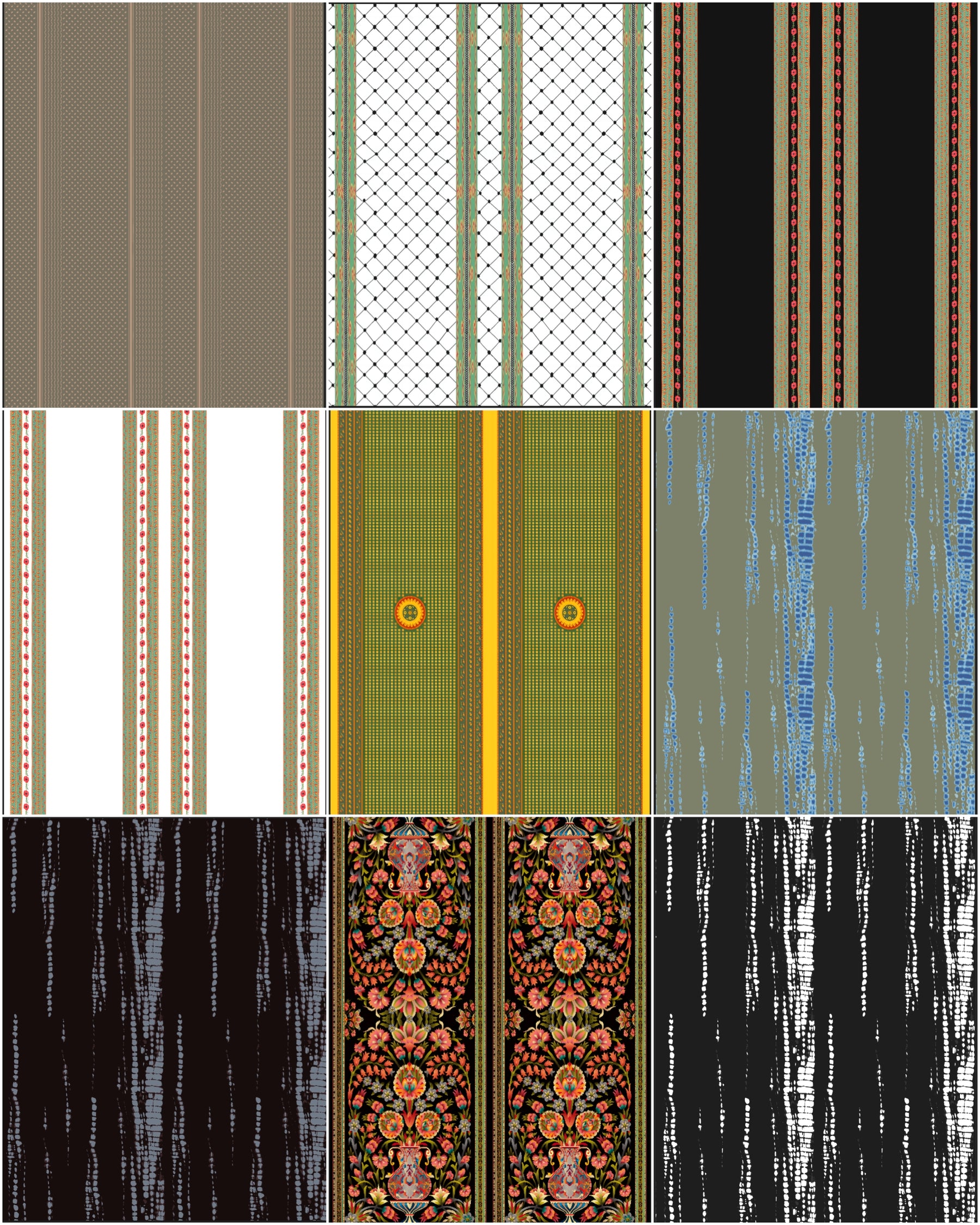 MYI001 Printed Modal Design Catalog - Elegant Styles and Versatile Options - Custom hijab