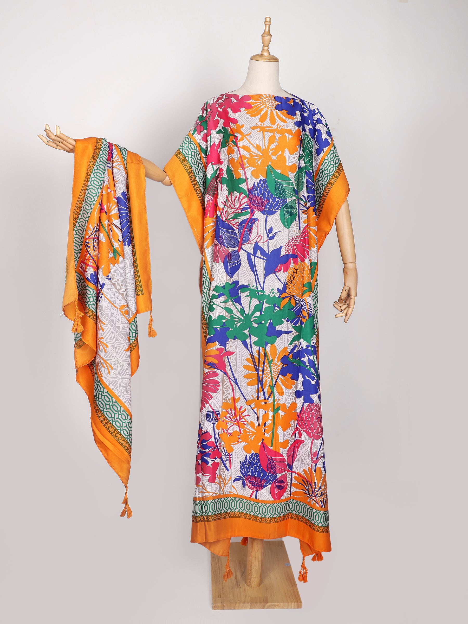 MYDP02 printed big robe - MinYang Fashion Apparel Accessory Manufacturer