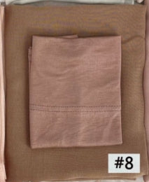HY006 Gorro de algodón de bambú fino, transpirable, de color sólido