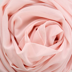 YW016  Plain pearl chiffon hijab