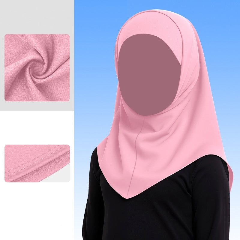 GT001  Sunshade thin ice silk children's hood cap