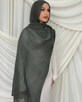 MYZ002 Textured rayon hijab
