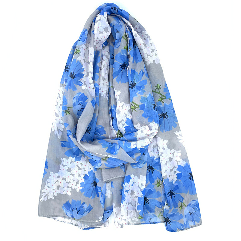 Recycled fabric printed scarf