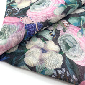 Recycled fabric printed scarf