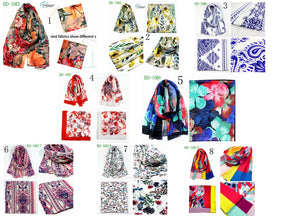 MYP042 Beach floral fashion printed scarf