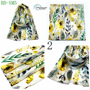 MYP042 Beach floral fashion printed scarf