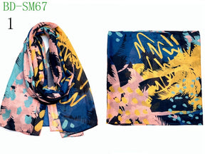 MYP048   Beach printed scarf Fashion printed scarf