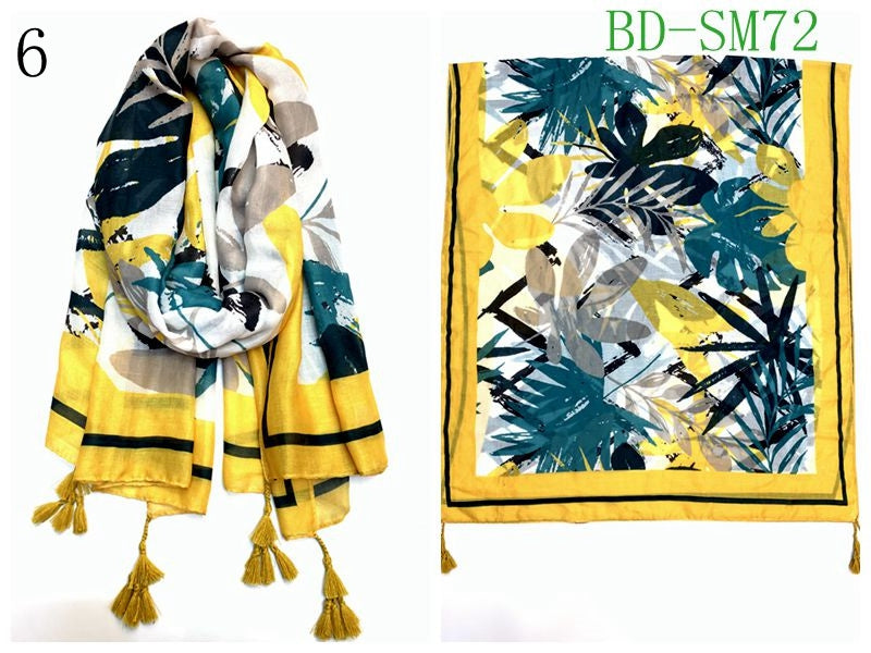 MYP048   Beach printed scarf Fashion printed scarf