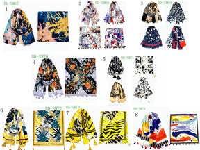 MYP048   Beach printed scarf Fashion printed scarf