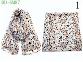 MYP020 Leopard print scarf Fruit printed scarf