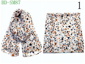 MYP020 Leopard print scarf Fruit printed scarf