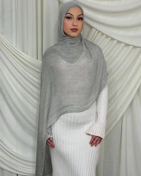 MYZ002 Textured rayon hijab