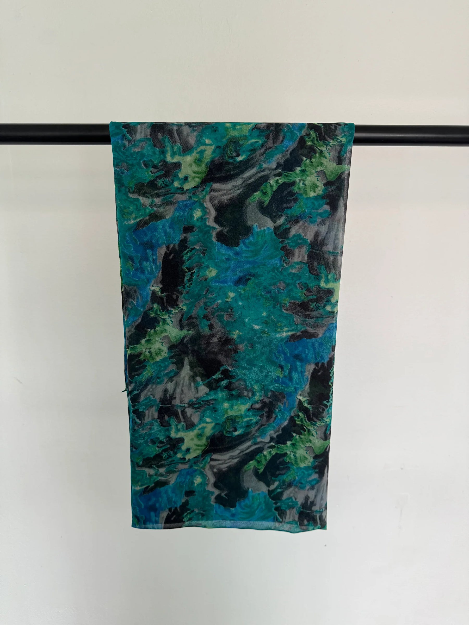 MYX017 Landscape painting silk chiffon print scarf/hijab