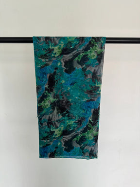 MYX017 Landscape painting silk chiffon print scarf/hijab