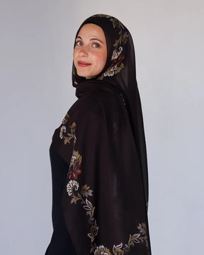 MY012 tudung Winter Bloom tudung/tudung tudung printed scarf printed hijab printed sacrf