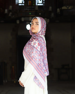 MY053  Paisley polyester printed hijab/tudung