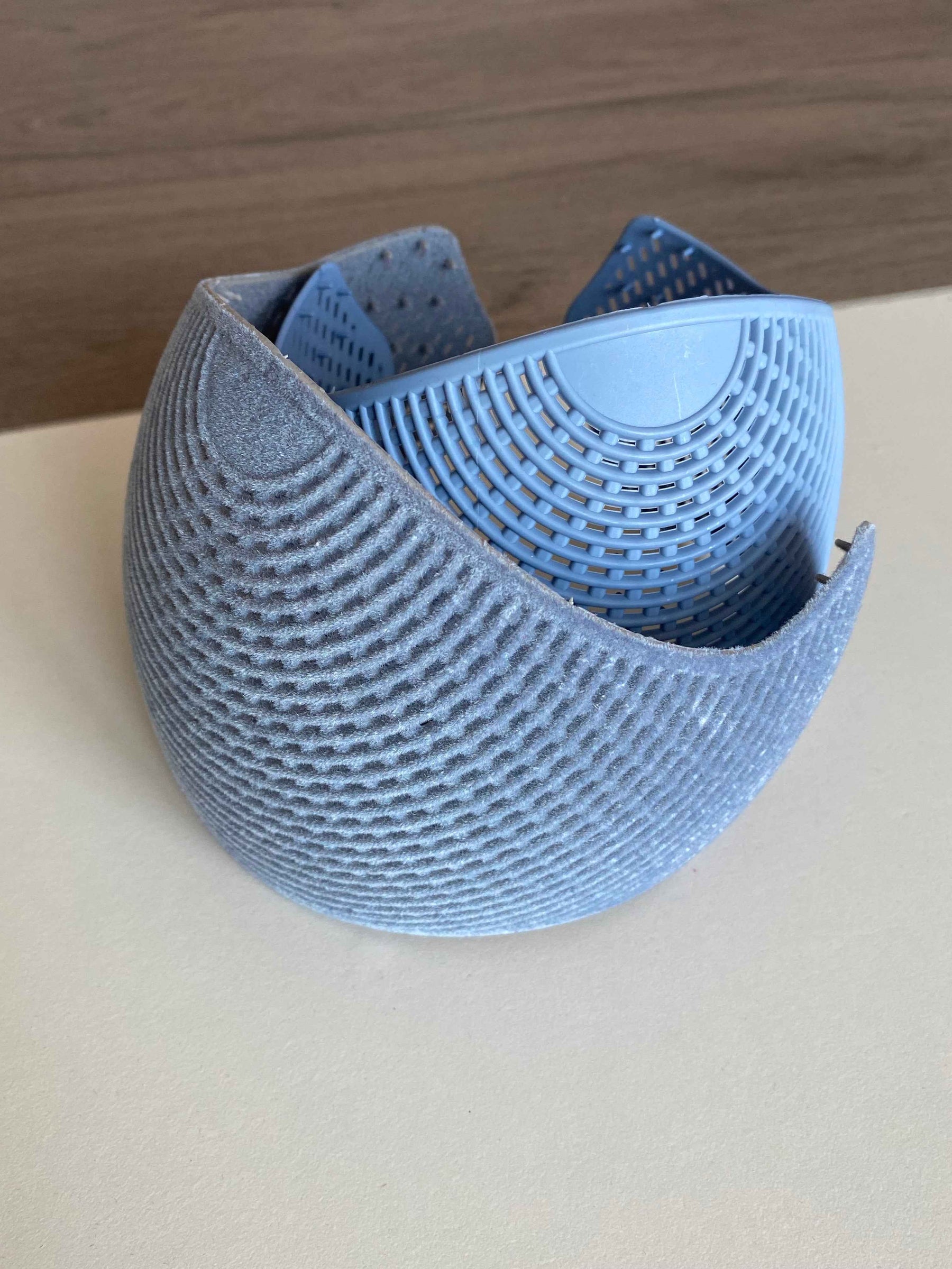 TCB-2554  Fixed Non-Slip Headband with Integrated Gripping Teeth; Flocked Surface for Enhanced Traction