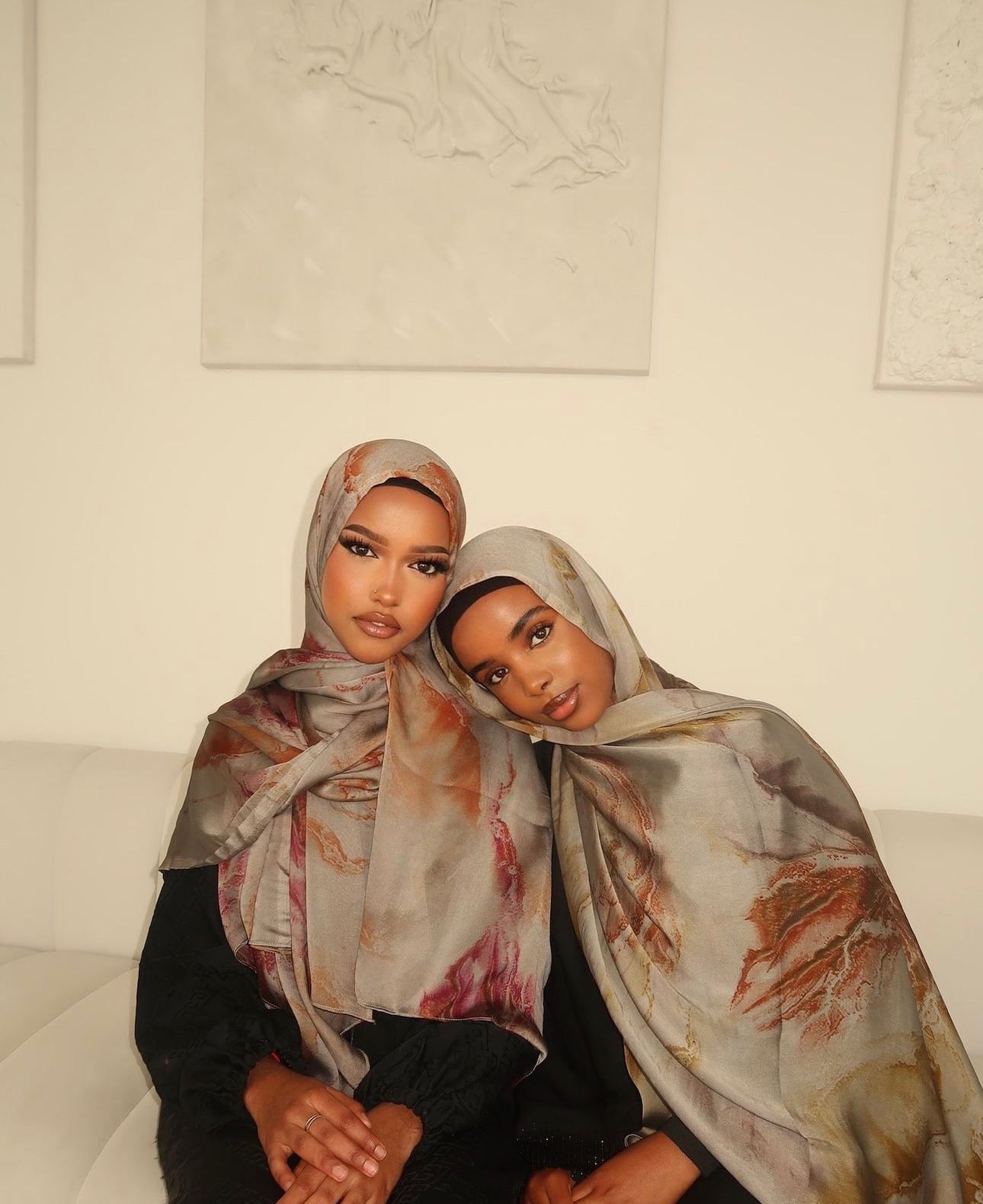 MYX001 Luxury ink painting  tudung print hijab/scarf polyester cotton