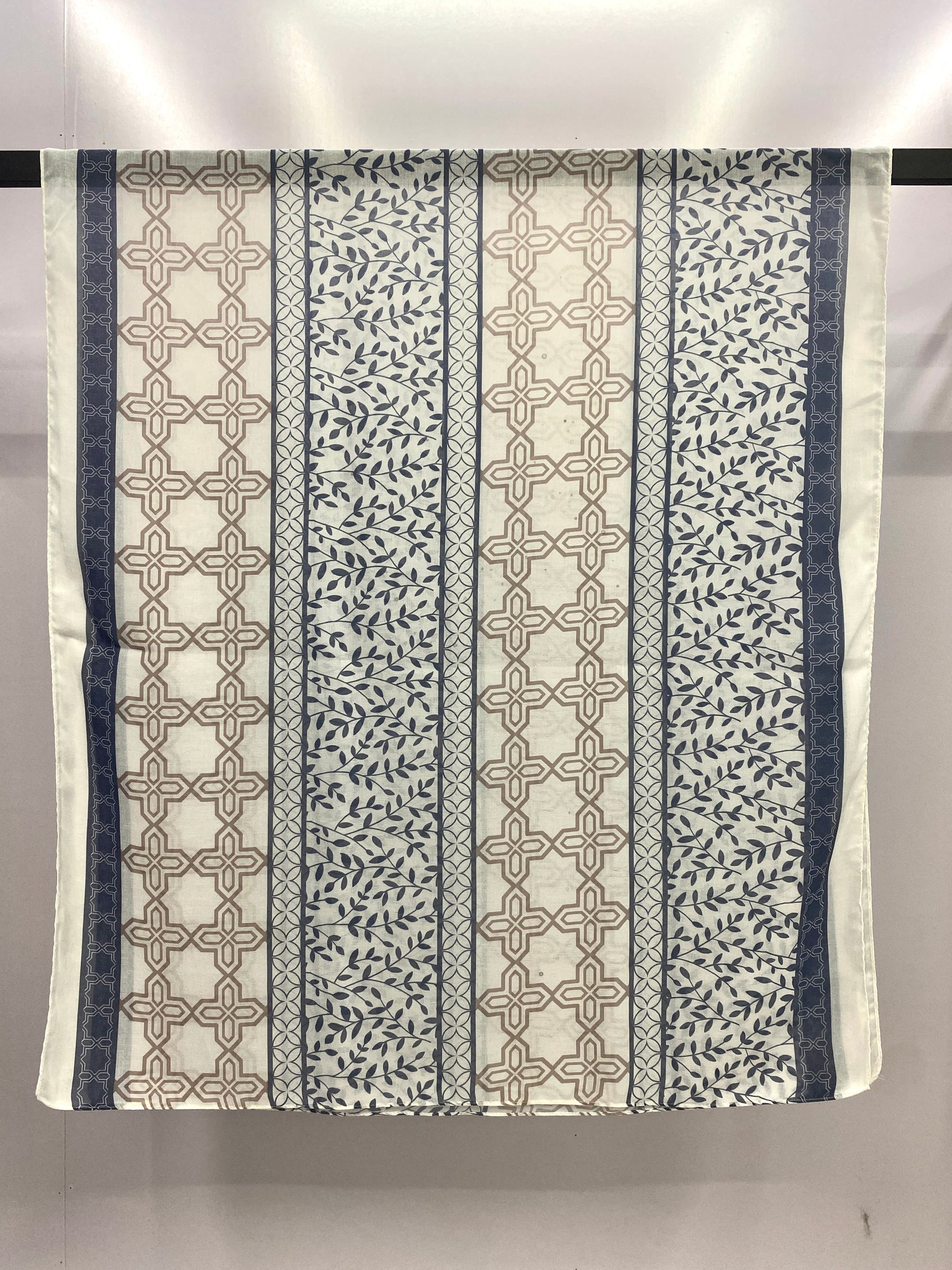 MYB007 Printed polyester-cotton hijab