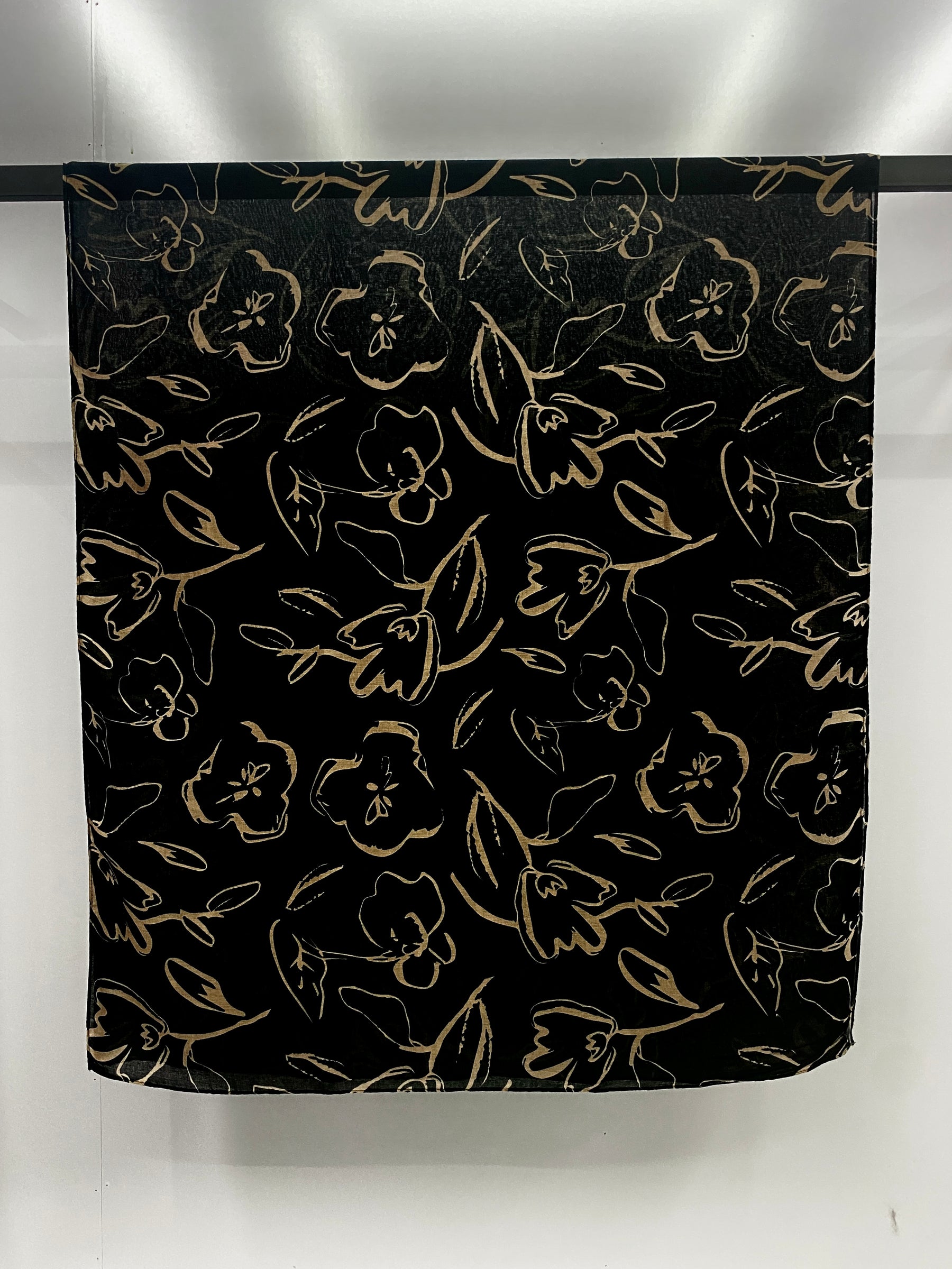 MYB007 Printed polyester-cotton hijab