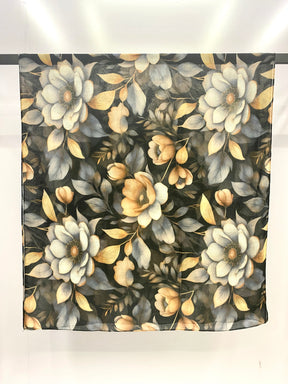 MYB007 Printed polyester-cotton hijab