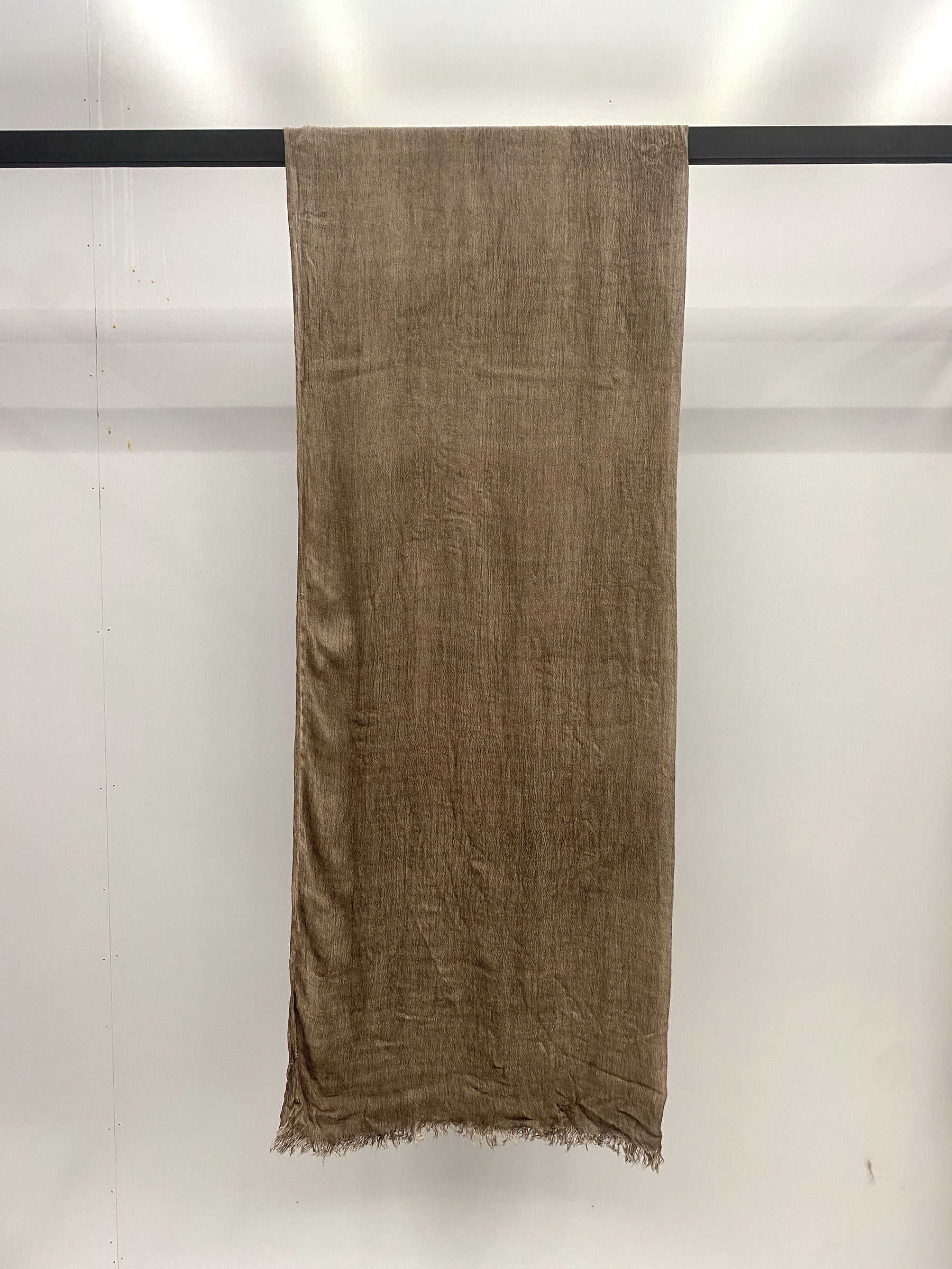 MYZ001  Textured Rayon Hijab with Tiny Fringes