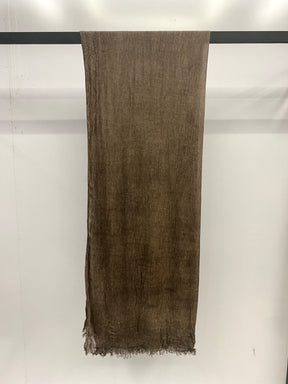 MYZ001  Textured Rayon Hijab with Tiny Fringes